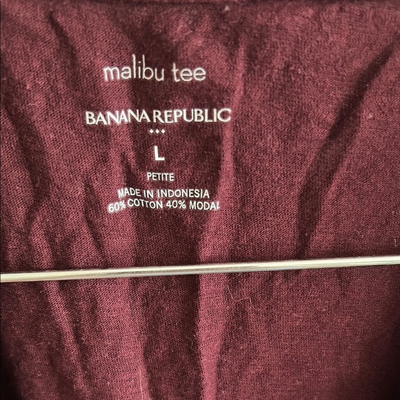 Banana Republic Burgundy Sleeveless Top - Picture 2 of 5